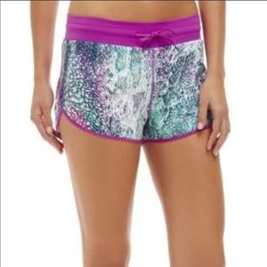 Fabletics Suva Run Short Animal Print And Orchid